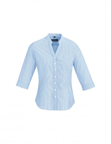 BCO-40114 - Womens Bordeaux 3/4 Sleeve Shirt - Biz Corporates - Corporates
