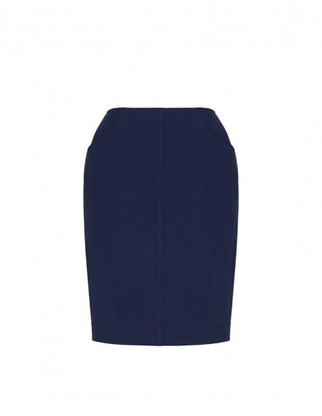 BCO-20717 - Womens Bandless Pencil Skirt - Biz Corporates - Corporates