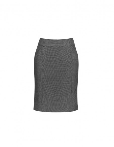 BCO-20316 - Womens Panelled Skirt with Rear Split - Biz Corporates - Corporates