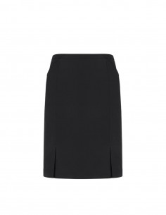 BCO-20720 - Womens Front Pleat Detail Straight Skirt - Biz Corporates - Corporates 2