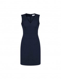 BCO-30121 - Womens Sleeveless V Neck Dress - Biz Corporates - Corporates 2