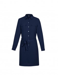 BCO-RD069L - Womens Chloe Georgette Shirt Dress - Biz Corporates - Corporates 2